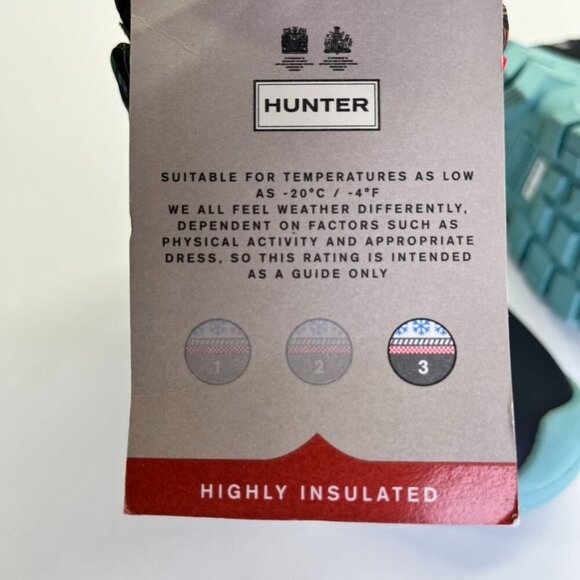 Hunter Girls' Intrepid Logo Cold Weather Snow Boots Size US Girl 8 UK 6 Rainbow - Picture 13 of 13